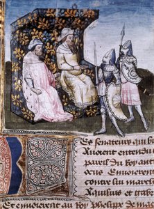 Miniature de "De la création du monde à la conquête de la Terre Sainte"