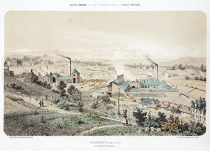 Exploitation minière, minerais métalliques fonderie de zinc, Moresnet neutre