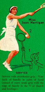 Miss Joan Hartigan - Service, vers 1935