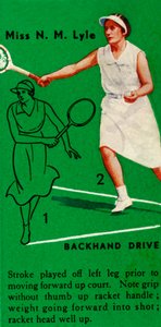 Miss N. M. Lyle - Revers, c1935 - Unbekannt
