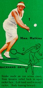 Mme. Mathieu - Revers, vers 1935