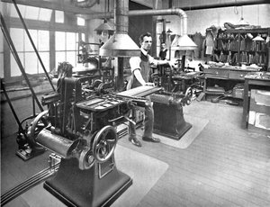 Monotype Casters et Département de Stéréotype