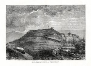 Mont Auxois et la statue de Vercingétorix, France, 1879 - Unbekannt