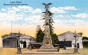 Monument au général San Martin, Lima, Pérou - Unbekannt