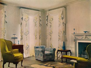 Salle du matin dans la maison de M. Vestey au 9 Templewood Avenue, Hampstead, Londres, 1932