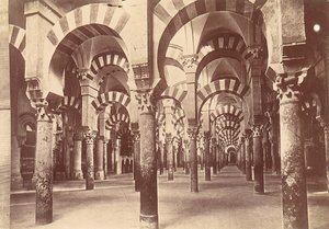 Mosquée à Cordoue, années 1880-90