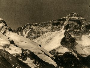 Mont Everest depuis le camp de base, vers 1918-1939 - Unbekannt