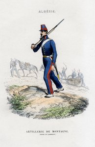 Artillerie de montagne, armée française en Algérie