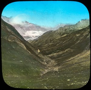 Scène de montagne, Inde, fin du 19ème ou début du 20ème siècle