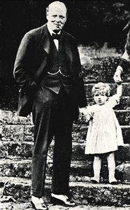 M. Churchill avec sa fille, 1924, 1945 - Unbekannt