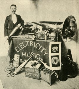 M. Patterson et son appareil, 1900