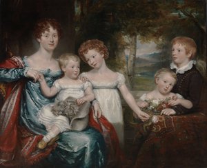 Mme Hawkins et sa famille