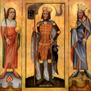 Retable de Mulhouse, ouvert, vers 1385 1955