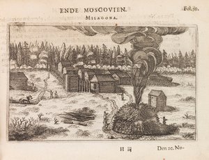 Moscovie, Milagona. Illustration du Journal de la légation d