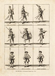 Exercices de mousquet et hallebarde - Unbekannt