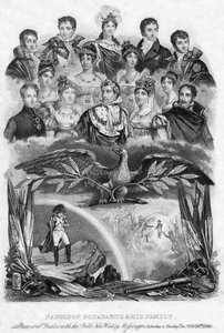 Napoléon Bonaparte et sa famille, 1840