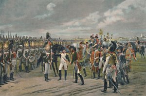 Napoléon décorant le grenadier russe à Tilsitt, 1807, 1896 - Unbekannt