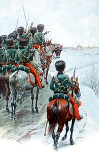 La Grande Armée de Napoléon apercevant Moscou, 1812 fin XIXe siècle - Unbekannt