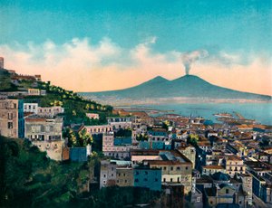 Napoli - Panorama Da Via Tasso, depuis Via Tasso, vers 1900