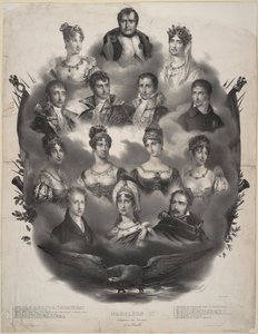 Napoléon I. Bonaparte et sa famille, 1832 - Unbekannt