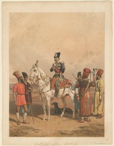 Nasser al-Din Shah Qajar 1831-1896, Shahanshah de Perse, vers 1850