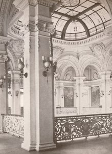 Bibliothèque nationale : un coin de la galerie surplombant la salle de lecture publique, 1914 - Unbekannt