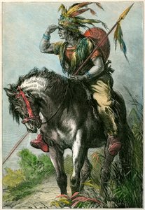 Éclaireur amérindien, vers 1870 - Unbekannt