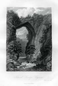 Pont naturel, Virginie, USA