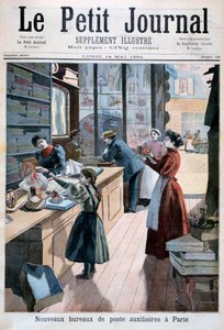 Nouveaux bureaux de poste auxiliaires, Paris, 1894