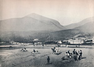 Newcastle, Co. Down. - La plage, avec Slieve Donard, 1895 - Unbekannt