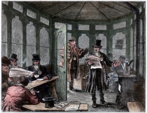 Nouvel abri et maison de rafraîchissement pour cochers, vers 1820-1870 - Unbekannt