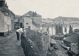 Newlyn - Vue du village et du port, 1895