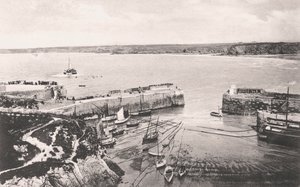 Port de Newquay, Newquay, Cornouailles, 1908