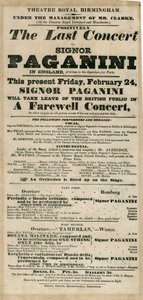 Niccolo Paganini - affiche