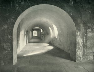 Arc normand dans les cloîtres, Abbaye de Westminster, 1908