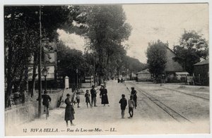 Normandie, Calvados (14), Ouistreham : vue de la rue de Luc-sur-Mer à Riva-Bella - Unbekannt