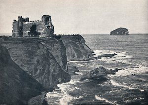 North Berwick - Château de Tantallon et le Bass Rock, 1895