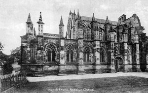 Façade nord, Chapelle de Rosslyn, Midlothian, Écosse, 20e siècle