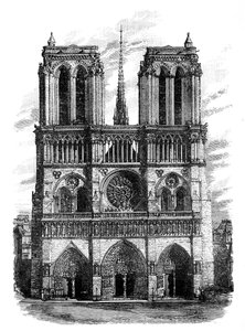 Notre-Dame, Paris, vers 1888
