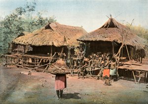 Nouvelle-Guinée. Karapuna. Village indigène - Unbekannt