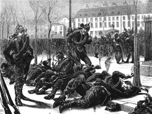 Occupation de Paris par les Allemands après la guerre franco-prussienne, mars 1871 - Unbekannt