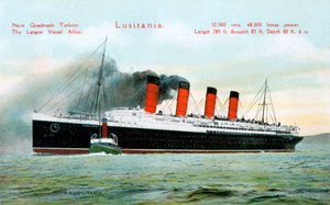 Paquebot RMS Lusitania, 20ème siècle - Unbekannt