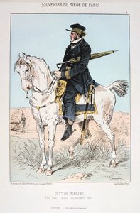 Officier de Marine, Siège de Paris, 1870-1871 - Unbekannt