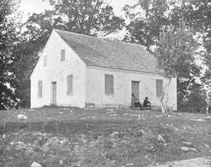 Ancienne église des Dunkards, Antietam, Maryland, USA, vers 1900