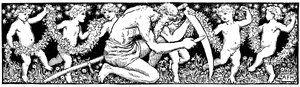 Le vieux Père Temps aiguisant sa faux, 1891