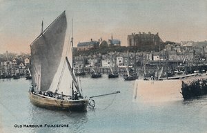Vieux port. Folkestone, fin 19ème-début 20ème siècle