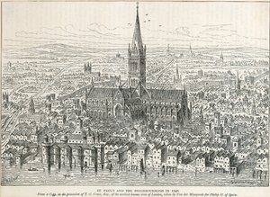 Ancienne cathédrale Saint-Paul, Londres, 1540