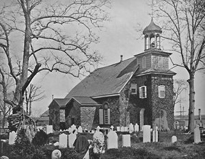 Église des Vieux Suédois, Wilmington, Del, vers 1897