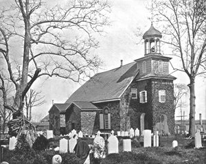 Église des vieux Suédois, Wilmington, Delaware, USA, c1900