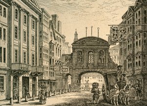 Ancien Temple Bar et le Devil Tavern, 1897